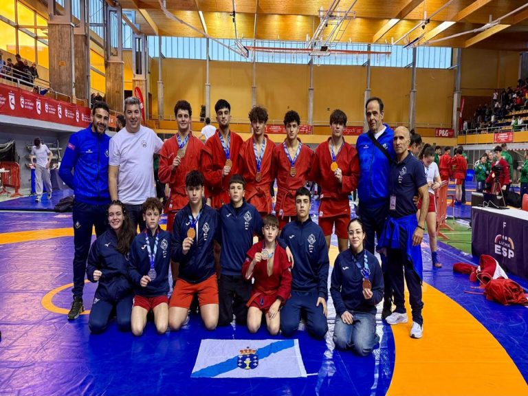 GALICIA DESTACA NOS CAMPIONATOS DE ESPAÑA DE SAMBO E COMBAT SAMBO