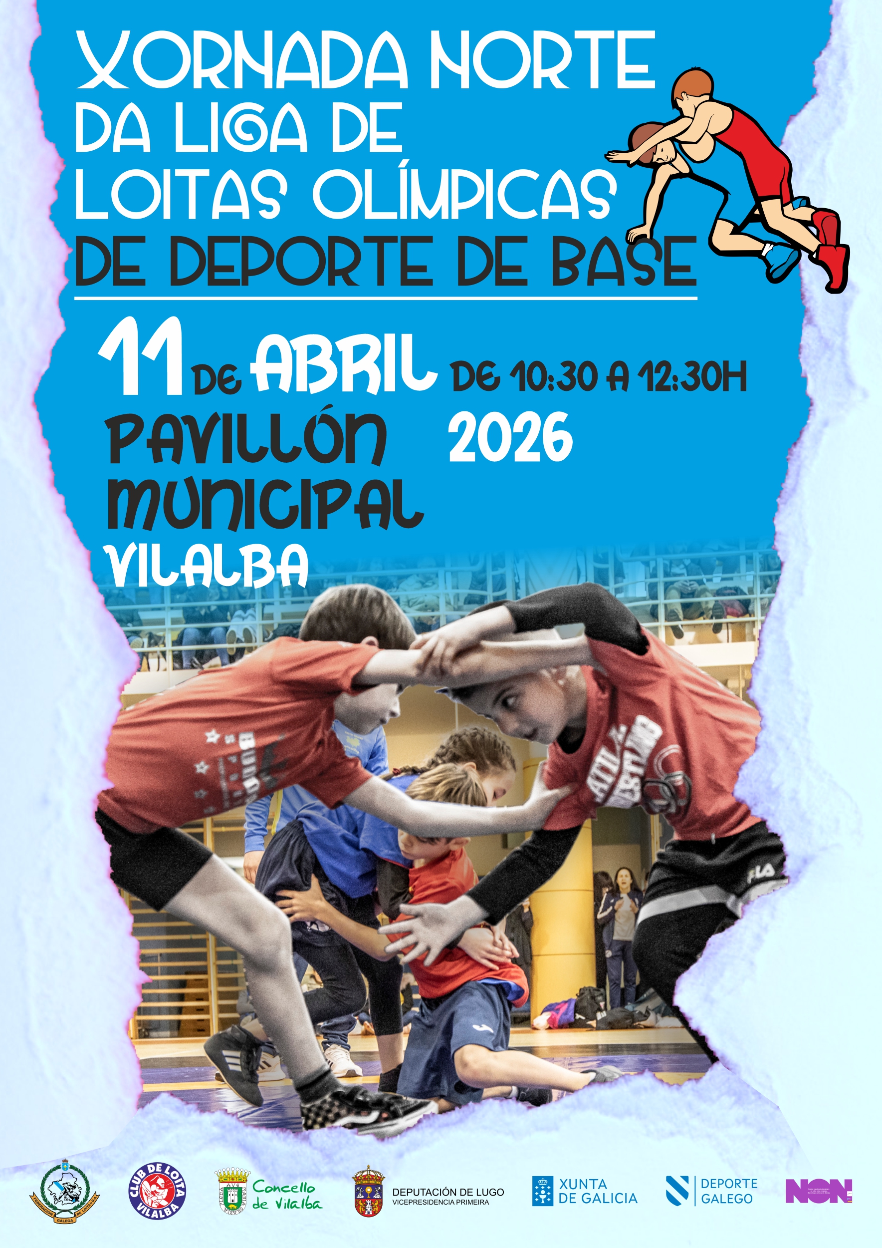 XORNADA NORTE DA LIGA DE DEPORTE DE BASE DE LOITAS OLÍMPICAS EN VILALBA