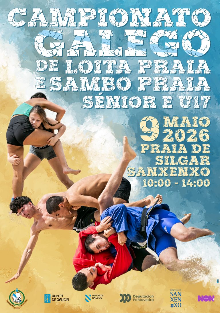 SANXENXO ACOLLERÁ O CAMPIONATO GALEGO DE LOITA E SAMBO PRAIA O 9 DE MAIO